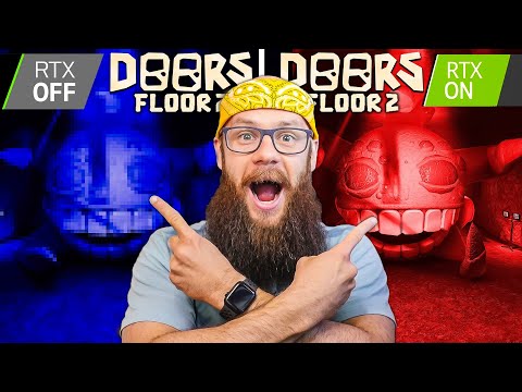 Dodałem *SUPER REALISTYCZNA GRAFIKA* w "DOORS: FLOOR 2" na ROBLOX! ( RTX ON )