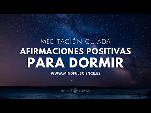 🎧AFIRMACIONES POSITIVAS para escuchar antes de dormir ~Mindfuness~ Duerme Mejor ~ Meditación Guiada