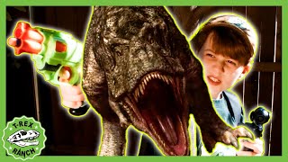 Baby T-Rex VS. Park Ranger Aaron | 🦖🦕 T-Rex Ranch Dinosaur Videos
