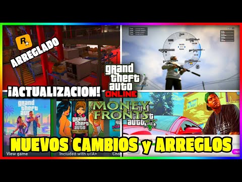 NOTICIAS GTA5 ONLINE! PORFIN ROCKSTAR! NUEVOS ARREGLOS, CAMBIOS y MÁS! NUEVA ACTUALIZACION...