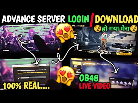 Advance Server login download link ? Advance server download kaise karenge download advance ob 48 ff