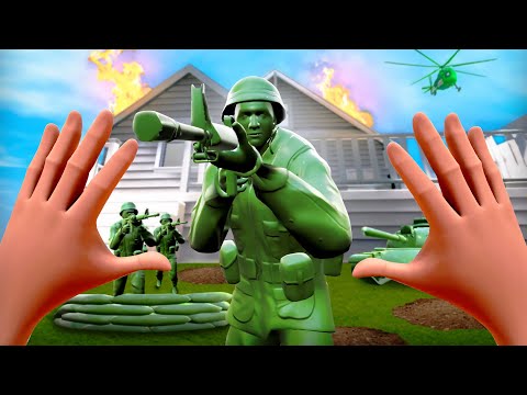 เมื่อของเล่นมีชีวิต !!! สงครามทหารเขียว |  Plastic battle VR