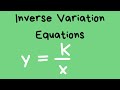 Inverse Variation Concepts and Problems