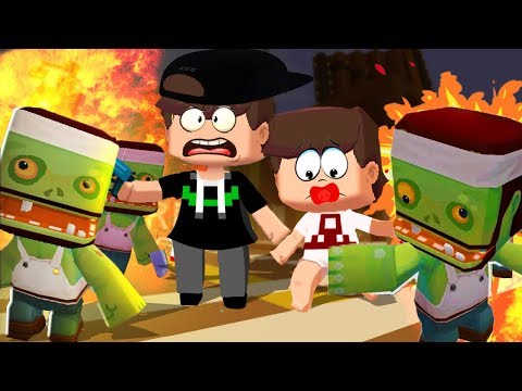 INFESTAÇÃO DE ZUMBIS NO MINI WORLD !