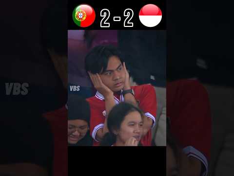 Portugal vs Indonesia Imaginary Penalty Shootout Match #football #youtube #shorts