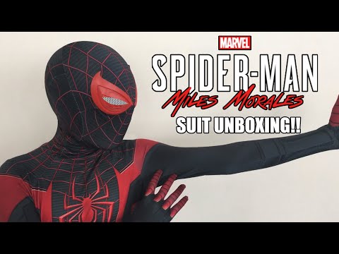 Spiderman Miles Morales PS5 join the Multiverse! Unboxing Spiderman Miles Morales PS5 Suit!!