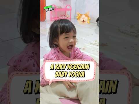 A KIKY NGERJAIN BABY YOONA‼️🤣🤣 #babyyoona #eskrim #shorts
