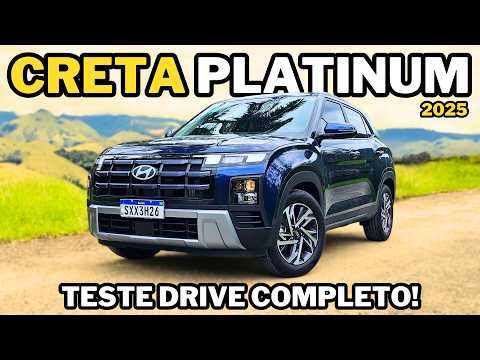 Creta Platinum 2025 o que mudou no SUV da Hyundai? Vale a Pena?