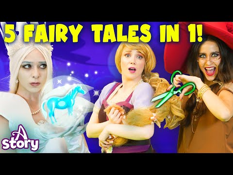 5 Magical Fairy Tales in One! ❄️ Snow Queen, Rapunzel & More | English Fairy Tales & Kids Stories