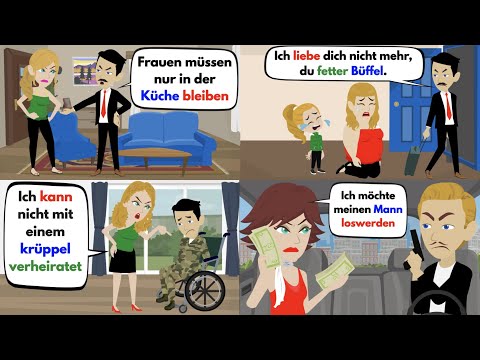 Deutsch lernen | Die besten 5 Videos zum Streitigkeiten zwischen den Paaren