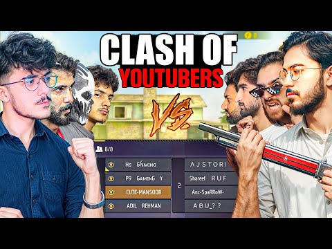 V Badge vs Non V Badge YouTubers | 4v4 Custom - Who Will Win?