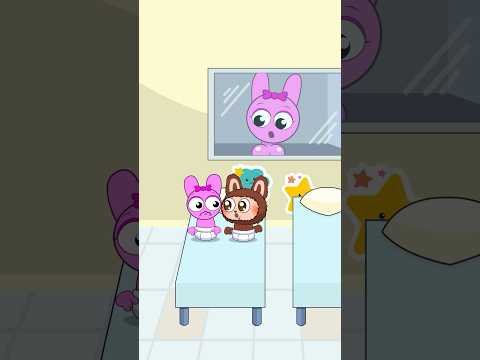 Sprunki and Labubu Babies 2 👶 Incredibox Sprunki Labubu animation meme #shorts