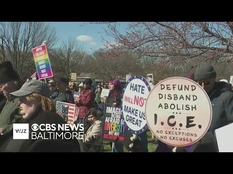 YouTube video thumbnail: Maryland Joins "Biggest Protest in U.S. History' Against Trump Policies