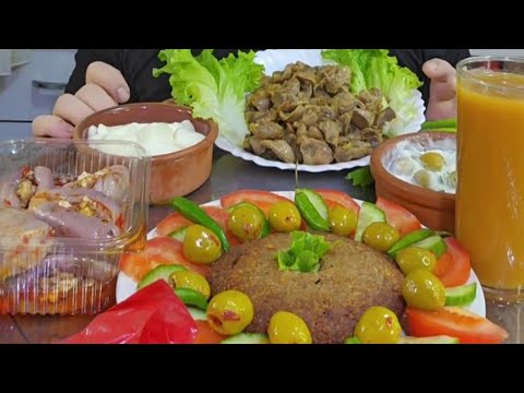 اكلة البسطاء من المطبخ السوري خفيف وظريف سفرة العشاء في سوريا Syrian food