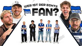 1 Hertha Fan vs 4 Fake Fake Fans 🔵⚪️ | Wer ist der ECHTE? mit  @splashbrudda  ‪und  @LeviPenell