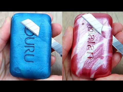 Relaxing Soap Cutting ASMR. Satisfying Soap and lipstick cutting. Corte de jabón - 969