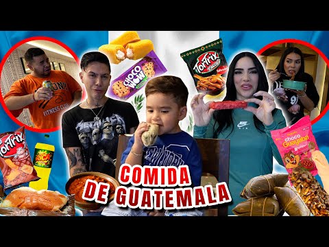 Probando comida y dulces de Guatemala 🇬🇹 🥺 Jukilop | Juan de Dios Pantoja