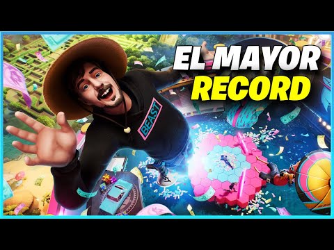130.000 Puntos MrBeast's Extreme Survival Mapa de Mrbeast World Record