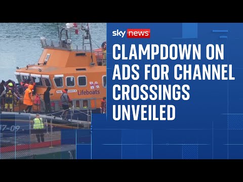 YouTube video thumbnail: Migrant Crisis: Clampdown on Social Media ads for Channel Crossings Unveiled