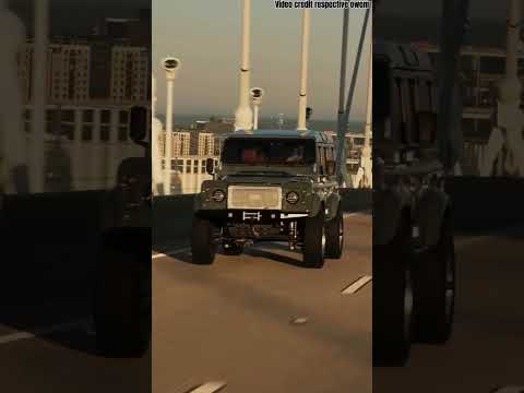 Why did this man buy 200 Landrover Defenders? 🤨 #ytshorts #shorts #car #cars