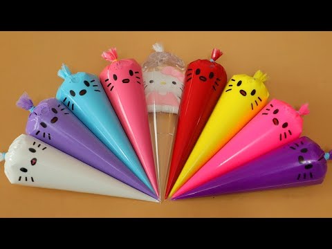 Making Slime with Piping Bags! Most Satisfying Slime Video★ASMR★#ASMR #PipingBags