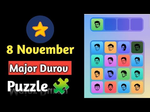 8 November Major puzzle durov Solved Today | Major Daily Combo Major puzzle durov