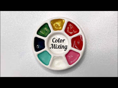 Acrylic Color Mixing Tutorial: Exploring New Shades #colormixing #paintmixing #acrylics