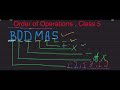 Order of Operations and Basic Arithmetic