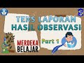 Kuis Teks Laporan Hasil Observasi
