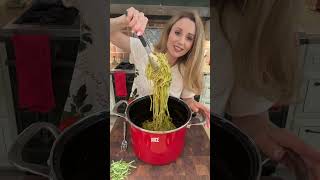 5 Ingredient Chickpea Pesto Pasta