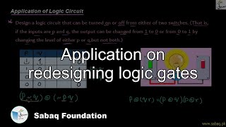 Application on redesigning logic gates