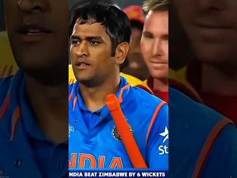 MS Dhoni & Suresh Raina Vs Zimbabwe Thrilling Match | #shorts