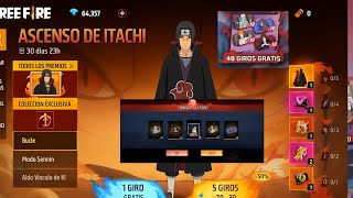 RÁPIDO COMO CONSEGUIR ASPECTO DE ITACHI CON 10 GIRO GRATIS  ESTO SE GASTA  EVENTOS ANTICIPADOS LATM