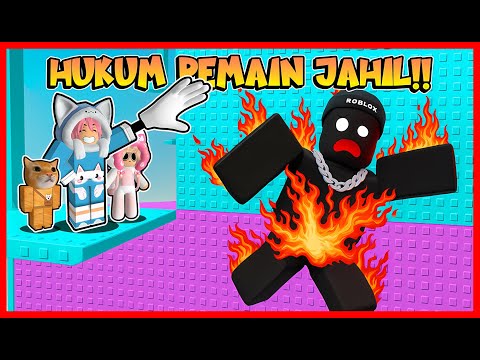 ATUN POMPOM DAN BOBA MENGHUKUM SEMUA PEMAIN YANG SUKA JAHIL DI TROLL OBBY !! ROBLOX