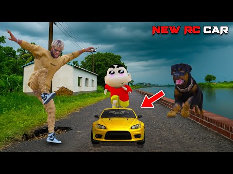 GTA V: Shinchan & Franklin Get Scared by RC Car Franklin Builds Turbo Mini RC Car as Surprise Gift