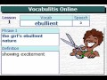 Understanding Vocabulary and Meanings