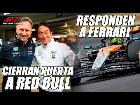 🚨 ¡RÁSCATE COMO PUEDAS! HONDA CIERRA PUERTA a RED BULL🔥 MCLAREN RESPONDE RAPIDO a FERRARI ✔ F1