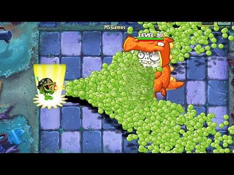 PvZ 2 Challenge - All Plants level 1 x25 use 5 POWER UP Vs Imp Dragon Zombie Level 30 - Who will win