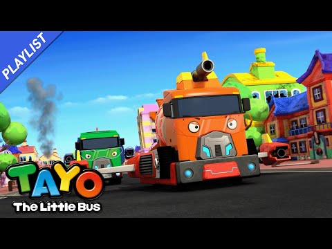 [Playlist] Help us! Vehicle Rangers Compilation l Emergency l Tayo the Little Bus