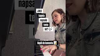 Jaká kapela napsala tento hit? 🤔🎶 #nikaachris #letitbe #piano #zpivej