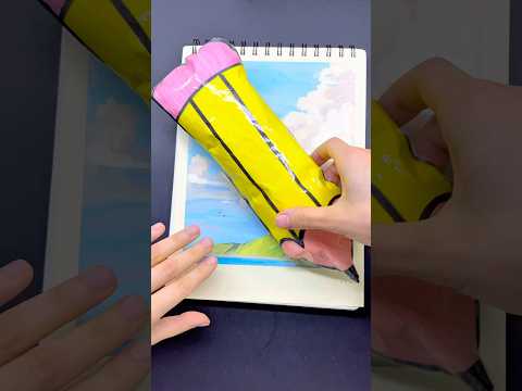 BİG SQUISHY PENCIL ✏️ 😱 #kids #diy #squishy