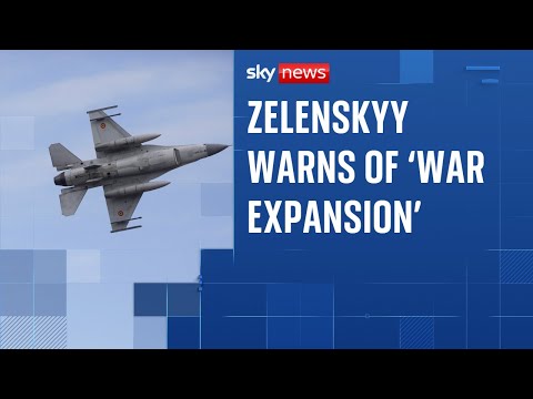 YouTube video thumbnail: Romania Scrambles Fighter Jets After Russian Drone 'Breaches Airspace'