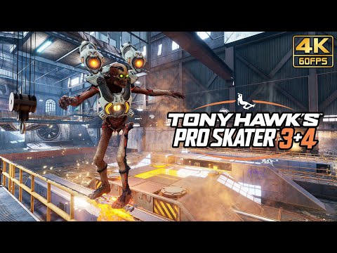 Tony Hawk's Pro Skater 3 + 4 - Foundry ALL GOALS @ 4K 60ᶠᵖˢ ✔