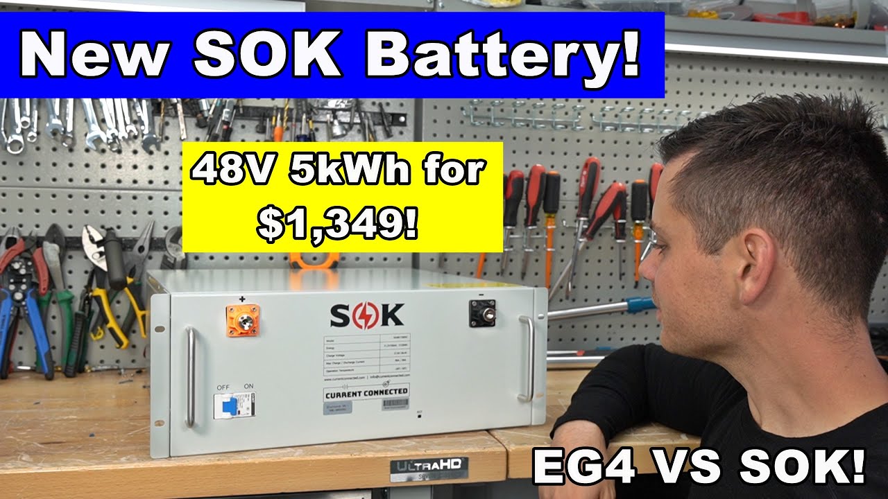 New SOK Battery! Lowest Price 48V Battery: ,349 for 5kWh