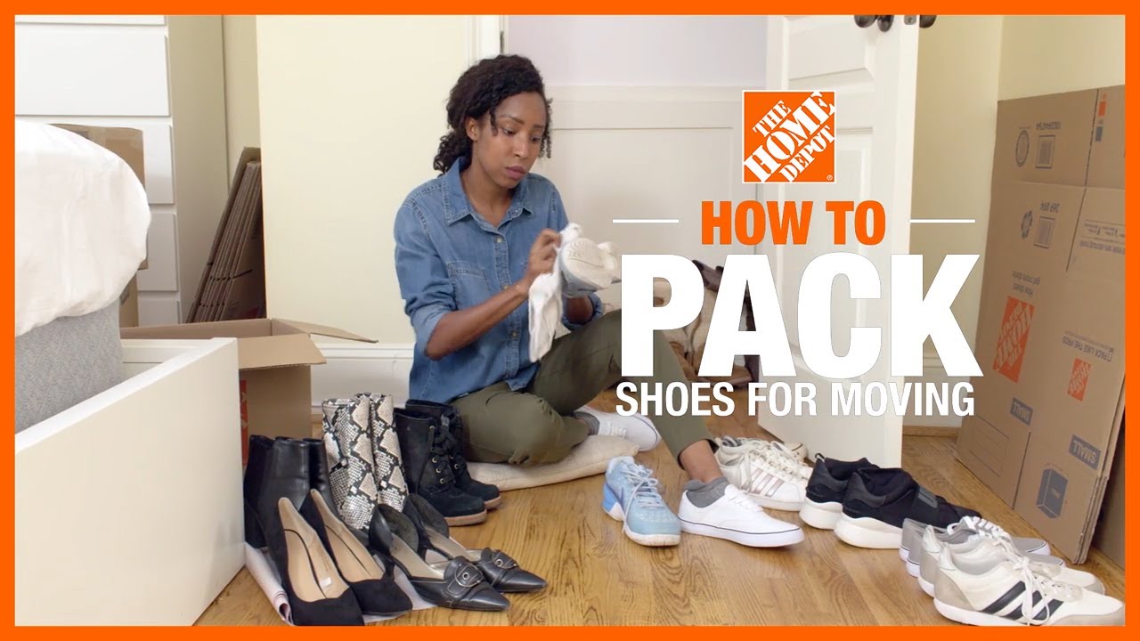 How to Pack Shoes for Moving