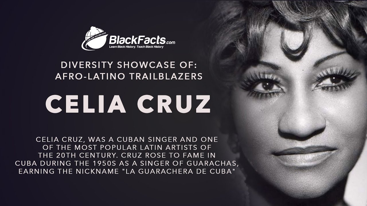 Afro-Latino Trailblazers - Celia Cruz