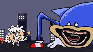 One Piece vs Shin Sonic -Anime war ANIMATION
