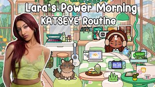 Lara’s Power Morning 💪☕🎧 | KATSEYE Routine | Toca Boca World | house ideas