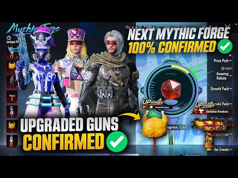 Next Mythic Forge Confirmed | Most Rare Outfits & Upgradable Skins | 3.7 Update | PUBGM