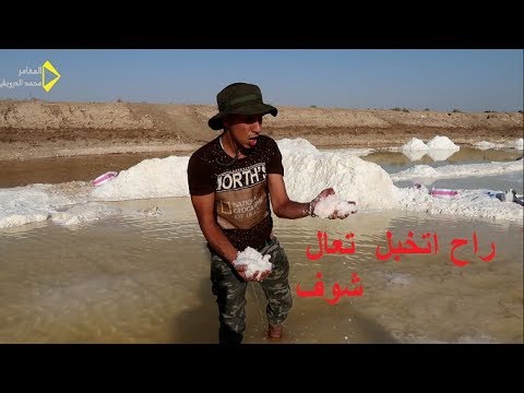 لن تصدق من اين يستخرج الملح في العراق مستعمرة الملح في ميسان /محمد الدرويش
